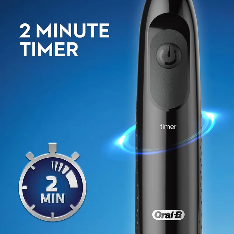 Электрическая зубная щетка Oral B с вращением DB5010, батарея AA, 9600 об/мин, зубная щетка для чистки зубов перекрестного действия со сменными насадками для щеток