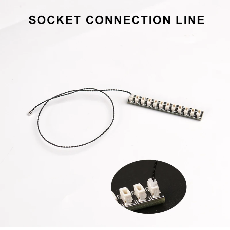 Hprosper 0.8 Mm 2 Pin Conecting Cable Accessories For Lego 3 PCS/Pack DIY Led Light Compatible With Building Blocks Model