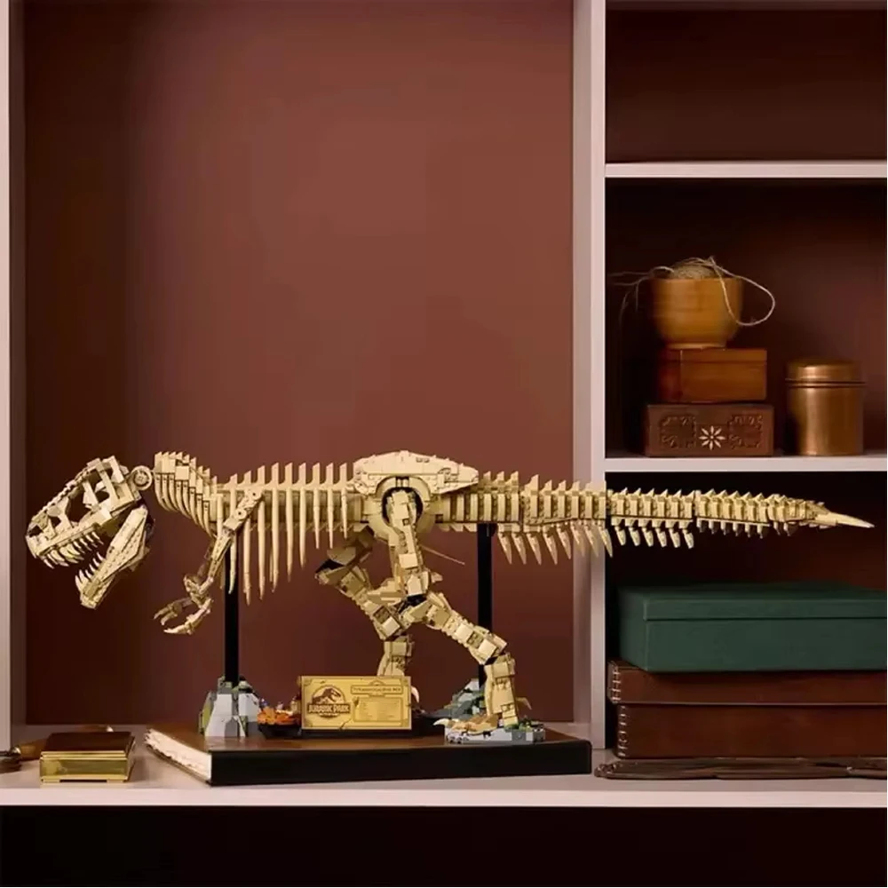 Creative series 3145pcs100cm dinosaur bone Tyrannosaurus fossil model building blocks home furnishings toys birthday gifts
