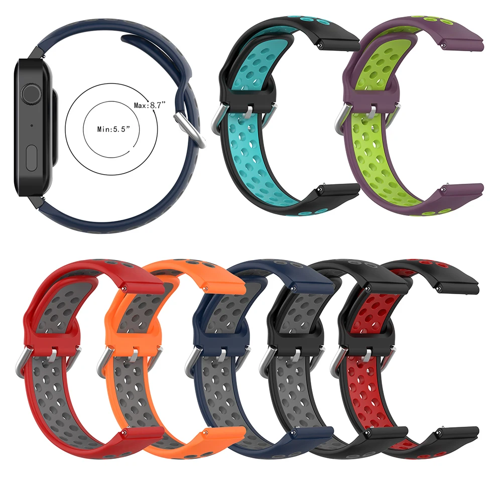 Pulsera de 22mm para Redmi Watch 5 Active/Lite, accesorios de pulsera deportiva, Correa para Huawei GT5 46mm GT2E, Correa de silicona