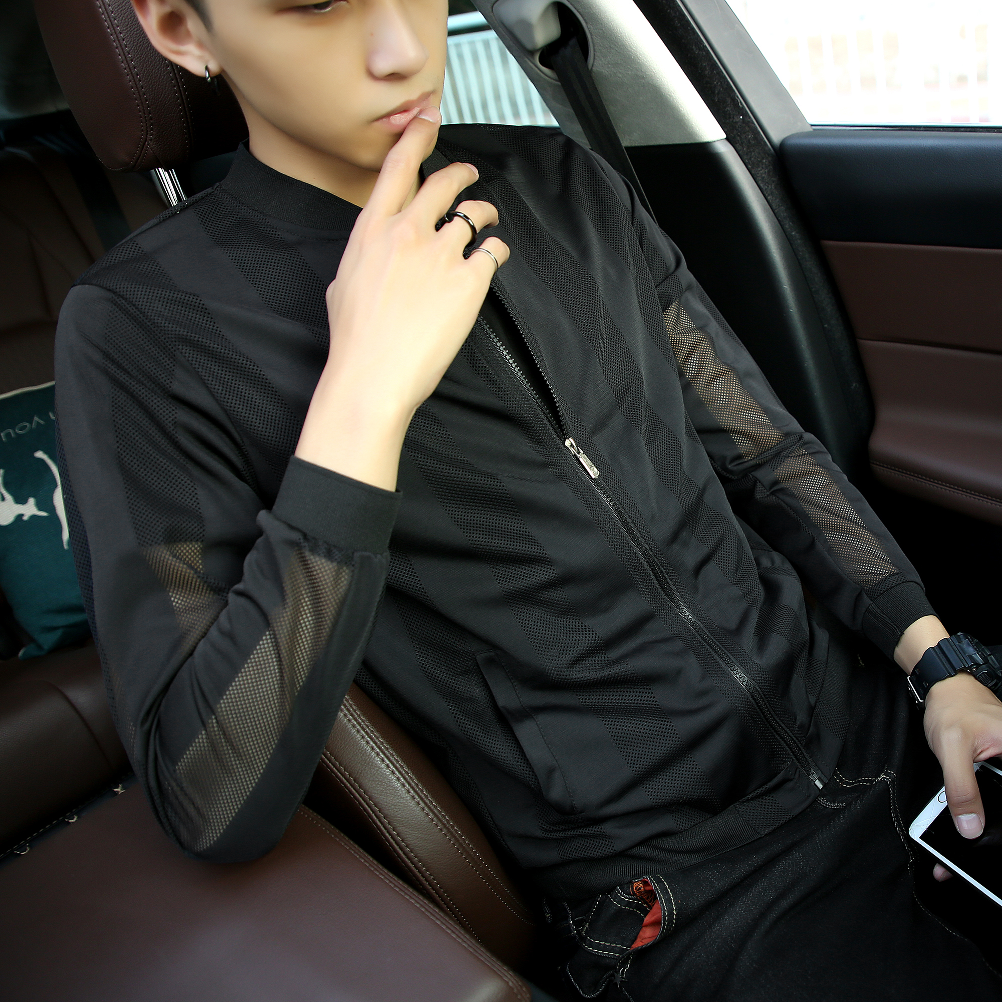 Солнцезащитная одежда для молодых людей с шапками и дышащими куртками, необходимая для мужчин летом.