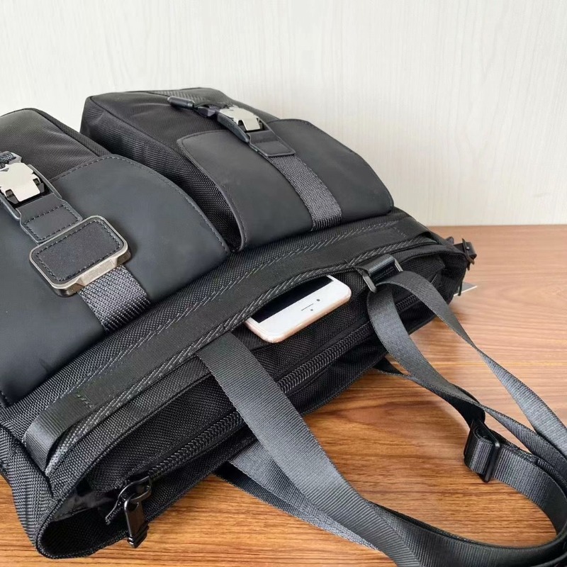 Ballistic nylon alpha Bravo series Modern style for daily commuting, waterproof and wear-resistant 232765