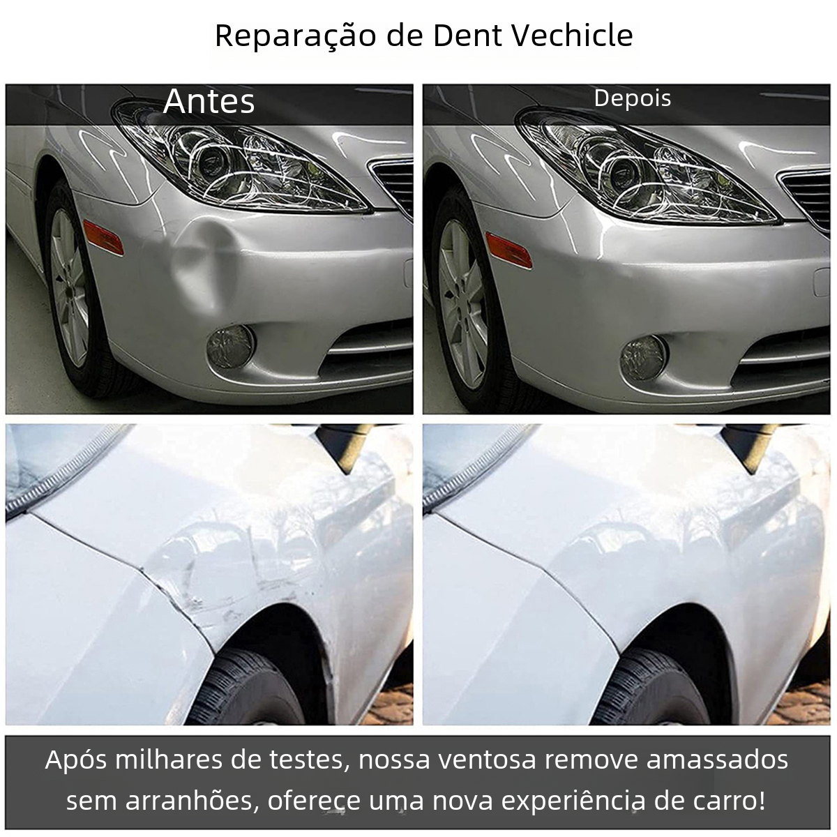 Extrator de amassados de carro, ferramenta removedora de amassados, kit para reparo de sucção de carro, levantador de alça para carros, corpo, tela de vidro, levantamento de telhas