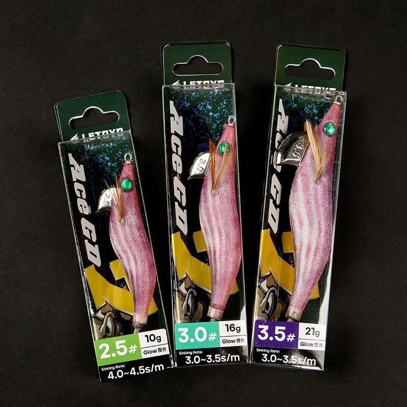 LETOYO Mực Ghép Hình 2.5 #3.0 #3.5 # Mực Dụ Cá Nhân Tạo Mực Móc Jigging Mồi Câu Cá Biển mực Nang EGI SUTTE R