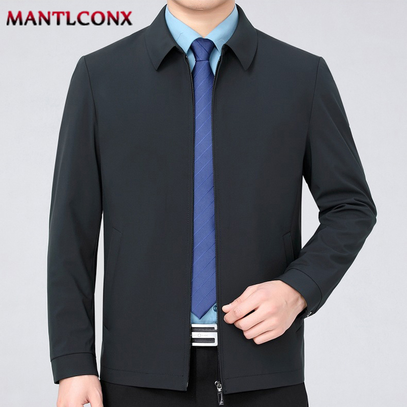 Einfarbig drehen-unten Kragen männer Jacke Lose Strickjacke Frühling Jacke für Männer Business Arbeit Männliche Kleidung Casual mäntel Männlichen 3XL