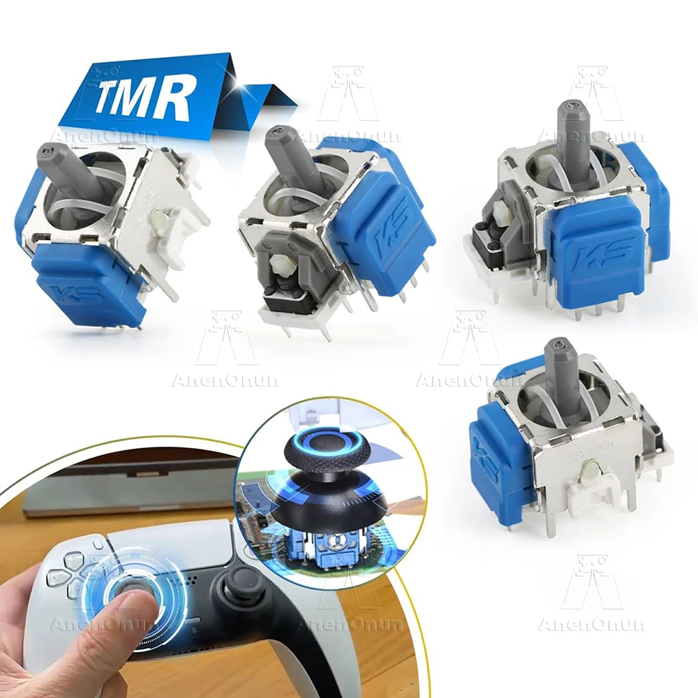 Joystick electromagnético TMR para controlador PS5, Kit de repuesto de actualización sin deriva, accesorios de Sensor analógico 3D