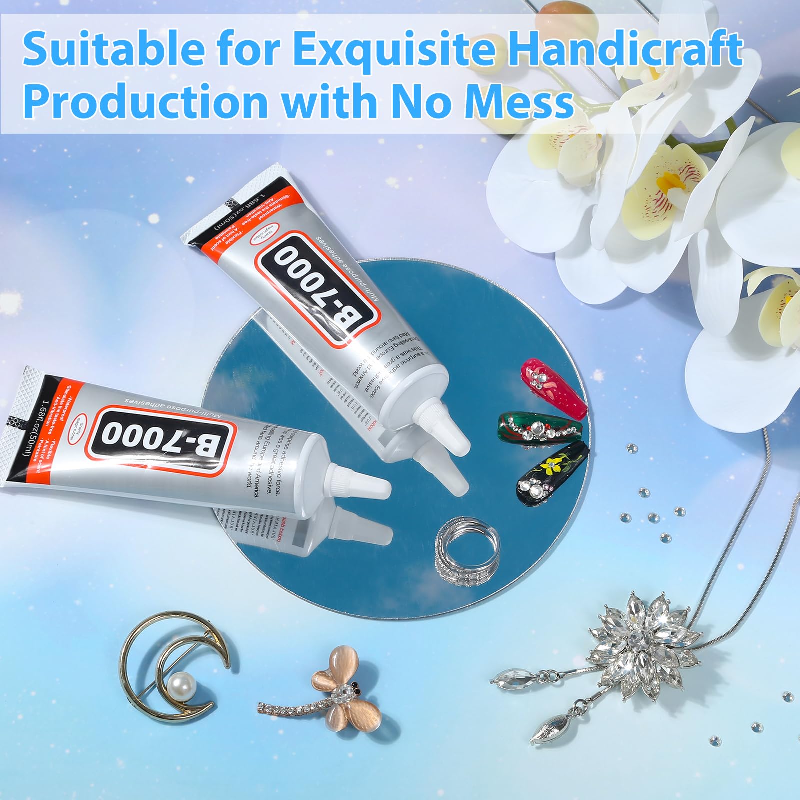 Monking กาวหน้าจอมือถือ B7000 15/25/50/100ML เครื่องประดับกาวซ่อมกาวสําหรับ DIY CRAFT แต่งหน้ารองเท้าเครื่องประดับทําเล็บ