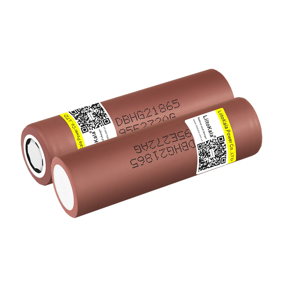 LiitoKala 100% New HG2 18650 3000mAh Rechargeable battery 18650HG2 3.6V discharge 20A Max 35A Power batteries