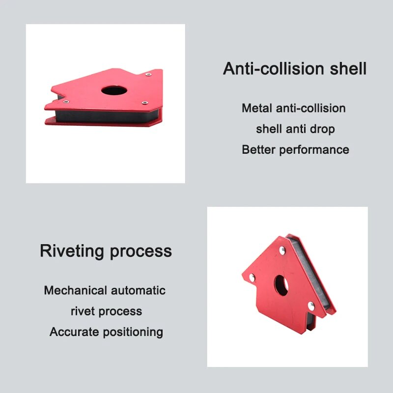 1 PC 25LBS แม่เหล็กเชื่อม Locator ไฟฟ้าเชื่อมเสริมดูดแม่เหล็กมุมเฉียงเหล็กดูดอุปกรณ์เสริมเครื่องมือ