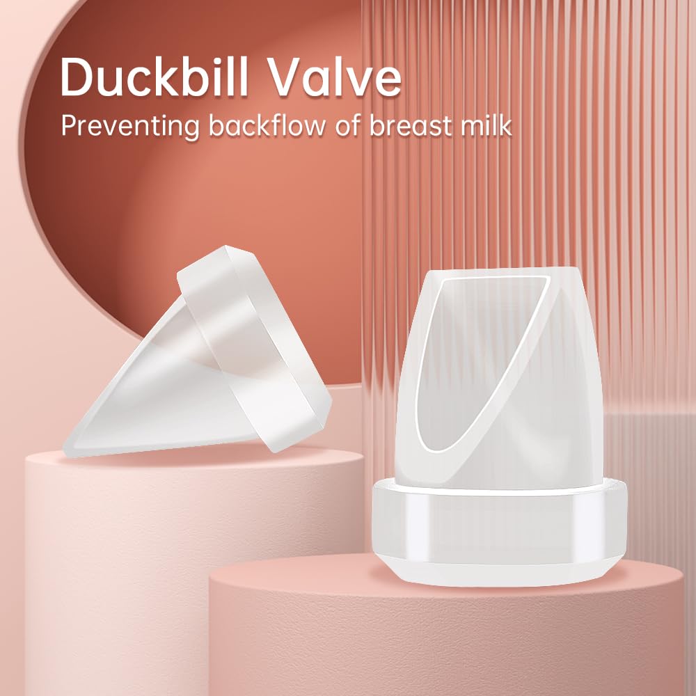 Клапаны Duckbill 12 мм, совместимые с носимым молокоотсосом M5, запасные части для насоса, аксессуары для молокоотсоса M5