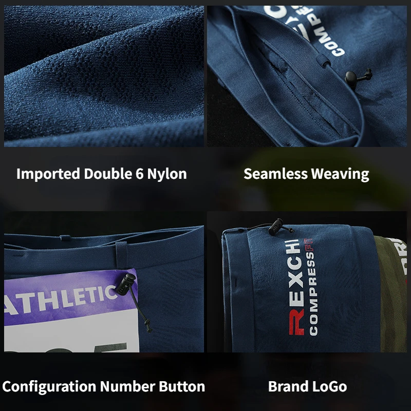 REXCHI – sac de taille de course caché, léger, ceinture Marthon, Portable, élastique, respirant, grande capacité pour le Sport de plein air