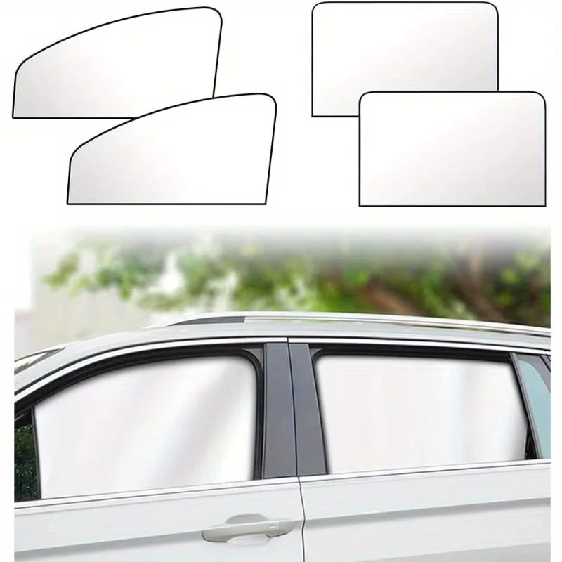 Parasol magnético universal para ventana, juego de 2 piezas para privacidad de reducción de calor de automóviles