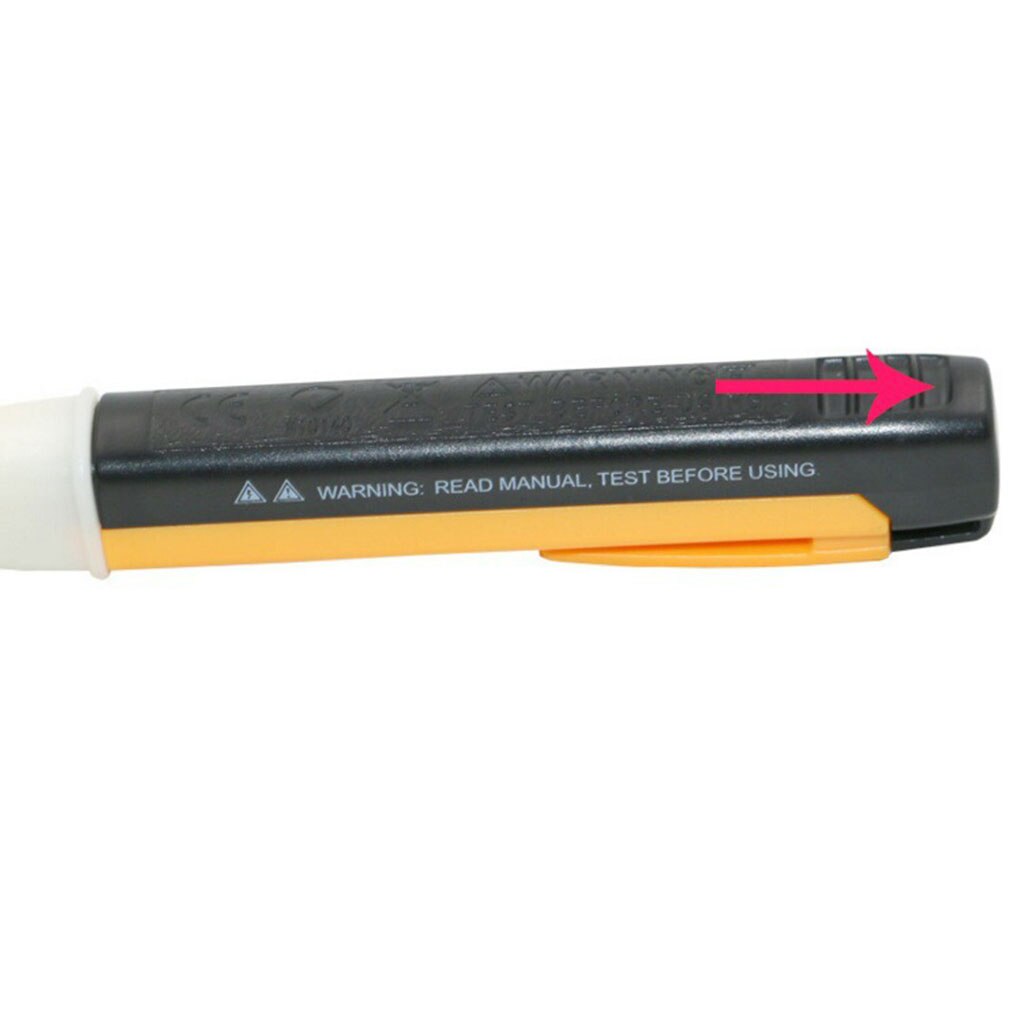 2 Stück Elektriker multifunktion aler Spannungs prüf stift Genauigkeit überprüfen Stromausfall Null Feuer leitung berührungs los Erkennungs sensor LED