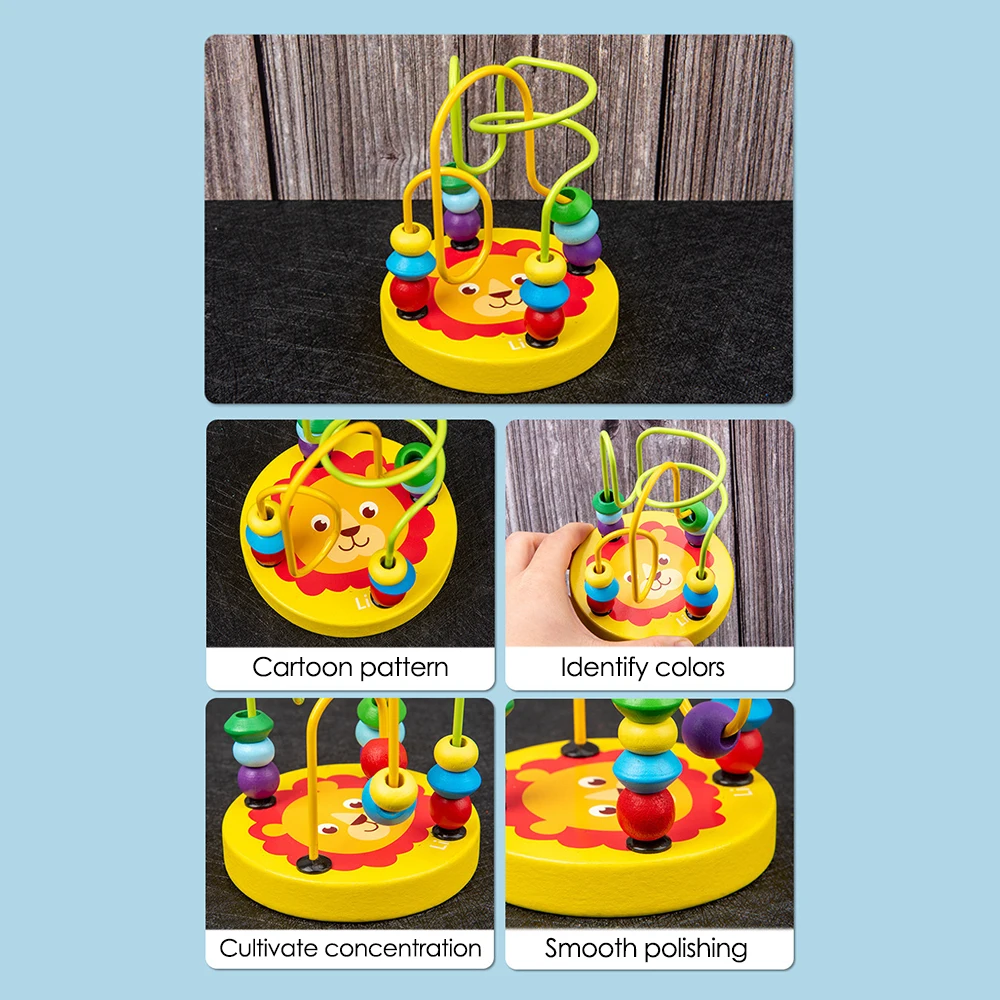モンテッソーリ ベビーおもちゃ 9 in 1 木製ミュージカルセット：木琴、ガラガラ、ドラム、ベル、3Dパズル、感覚学習ギフト、0〜12ヶ月、1〜3歳向け