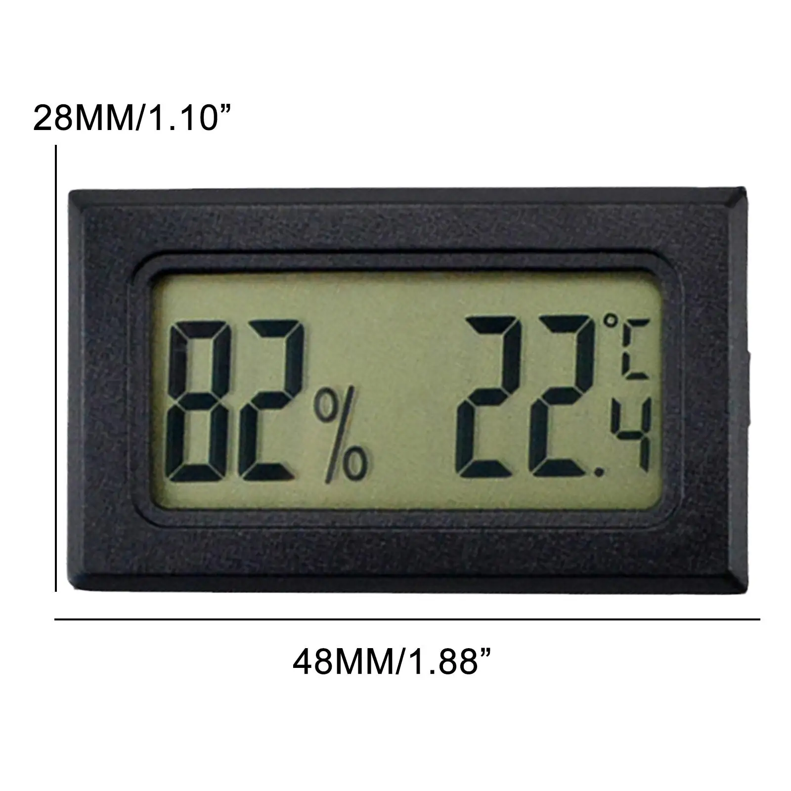 Mini Sensor de temperatura interior LCD Digital, medidor de humedad, termómetro electrónico, higrómetro, medidor conveniente, 1/3 piezas,-50 ~ 70 ℃