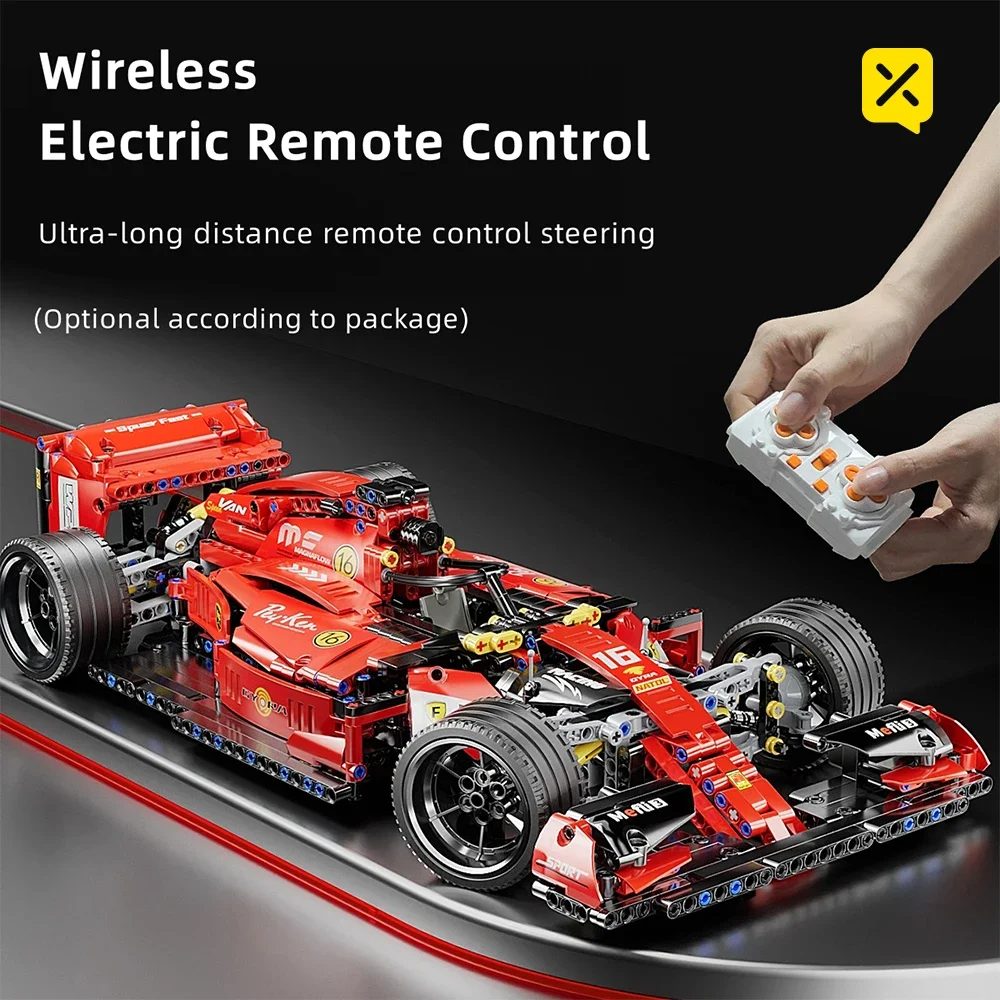 Blocs de construction voiture télécommande Super voiture de course Moc briques RC modèle de haute technologie voiture de course jouets véhicule enfants garçons cadeau de noël