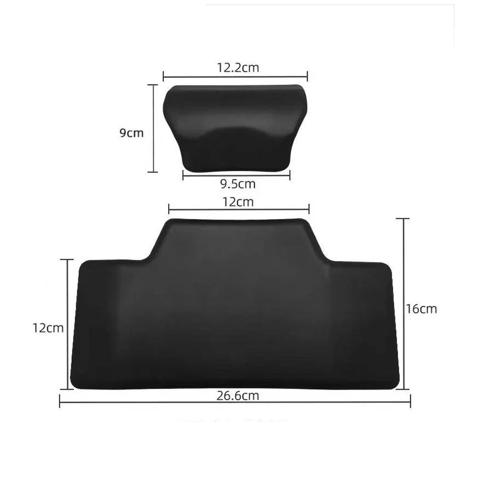 Respaldo para pasajero de motocicleta, almohadilla trasera Universal autoadhesiva a prueba de golpes, caja superior trasera para Moto, cojín para equipaje, respaldo