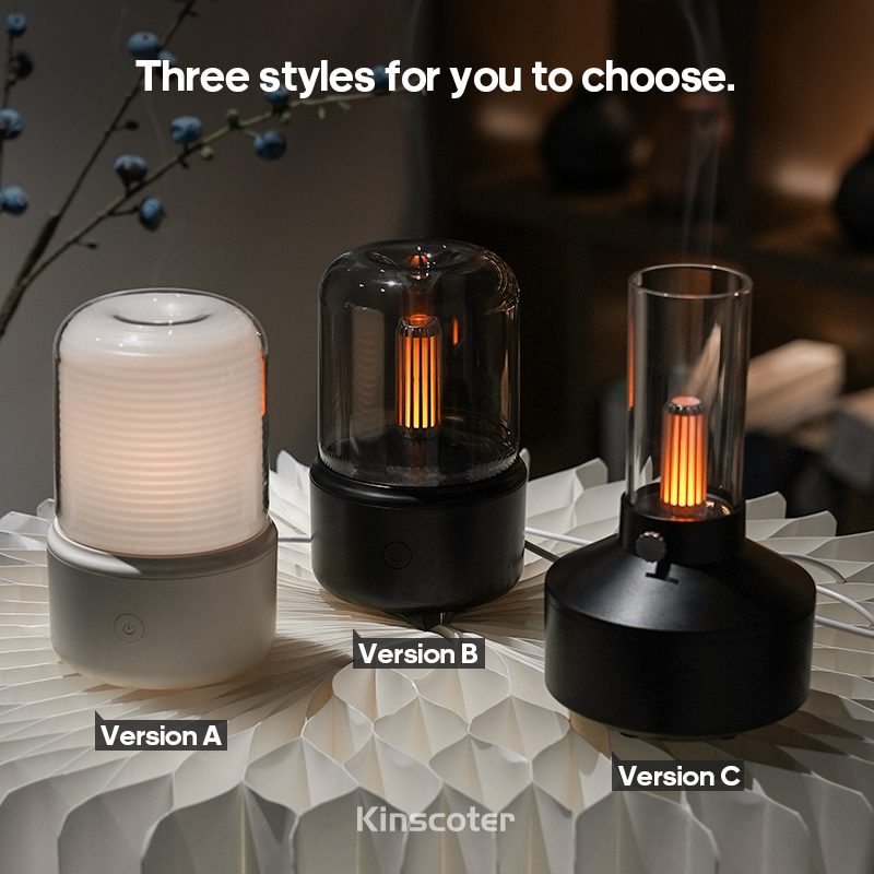 KINSCOTER Tragbarer Mini-Aroma-Diffusor, USB-Luftbefeuchter, ätherisches Öl, Nachtlicht, kalter Nebelhersteller, Sprühgerät für Zuhause, Geschenk