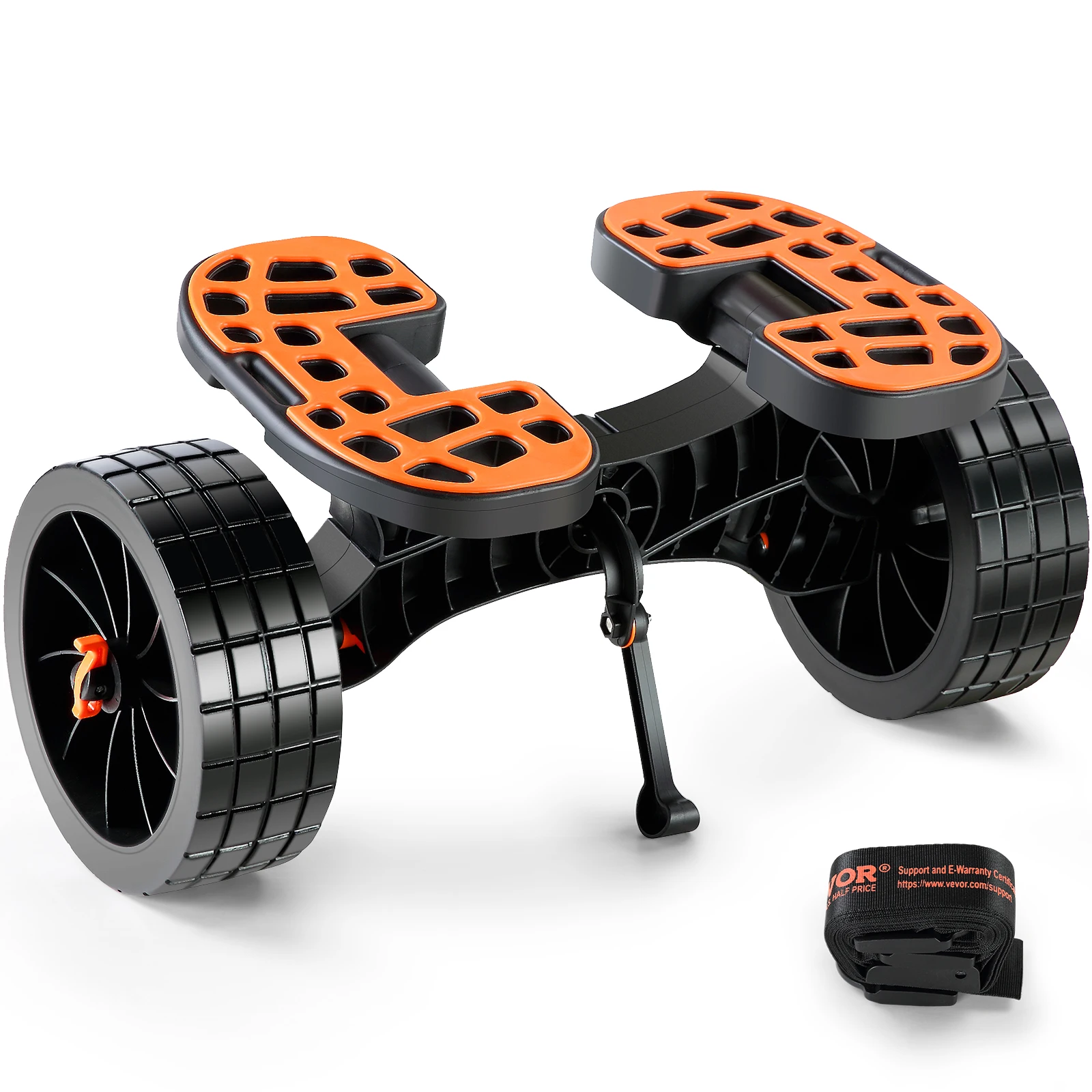 SucceBuy 320 lbs Kajakwagen, abnehmbarer Kanu-Trolley mit 10'' massiven Reifen, verstellbaren Halterungen für Paddleboards, Schwimmerboot