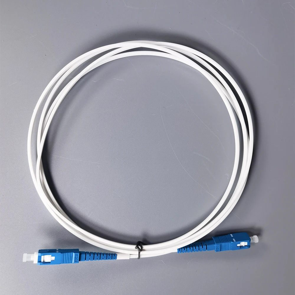 Indoor Drop Fiber Cable Fiber Optic Patch Cord 1M-120M FTTH Single Mode SC/UPC-SC/UPC Factory Wholesale Free Adapter