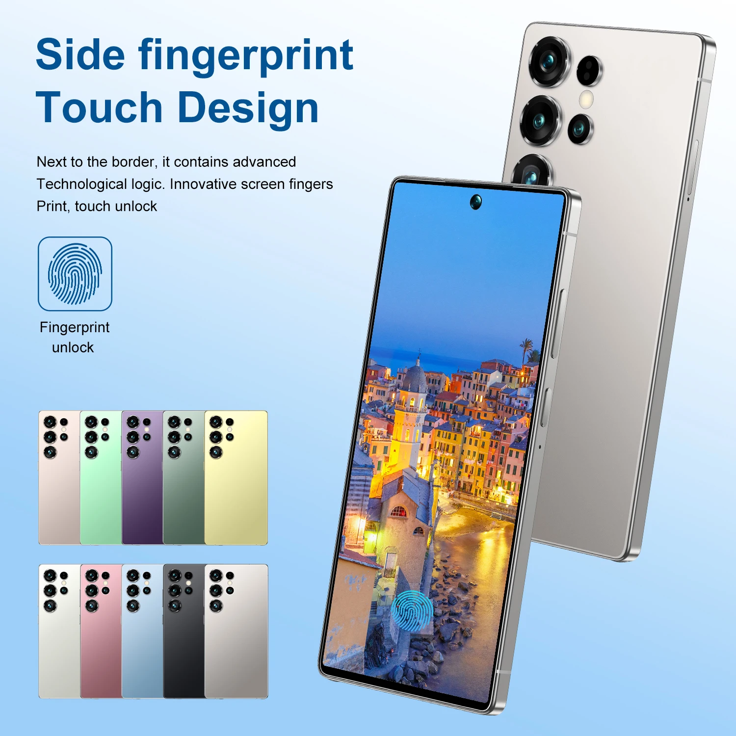 NEW Smartphone Original 16GB+1TB Qualcomm8 Gen2 7800mAh 78+108MP Dual SIM Dual Standby 5G Android14 Global version Phone