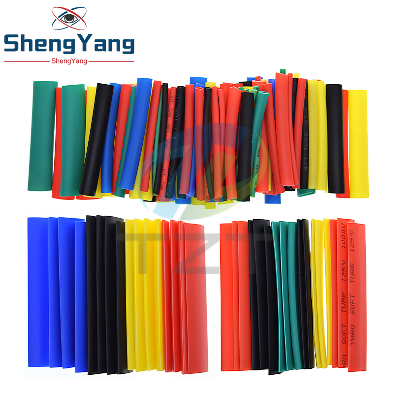 164/328 stücke Schrumpf schlauch isolierung Schrumpf schlauchs ortiment antike Schrumpf schlauch bunte Wickel draht kabel hülse