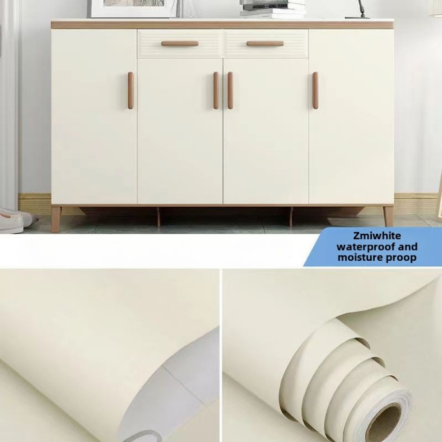 12M Bedroom Living Room Decor Waterproof Self Adhesive Wall Stickers Muebles Renovation Thick Oil Proof Kitchen Cabinets Sticker