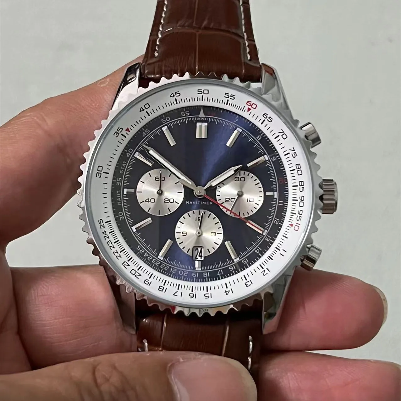 Moda negócios multi funcional esportes cronógrafo marca original calendário de luxo relógio masculino clássico relógio quartzo aaa