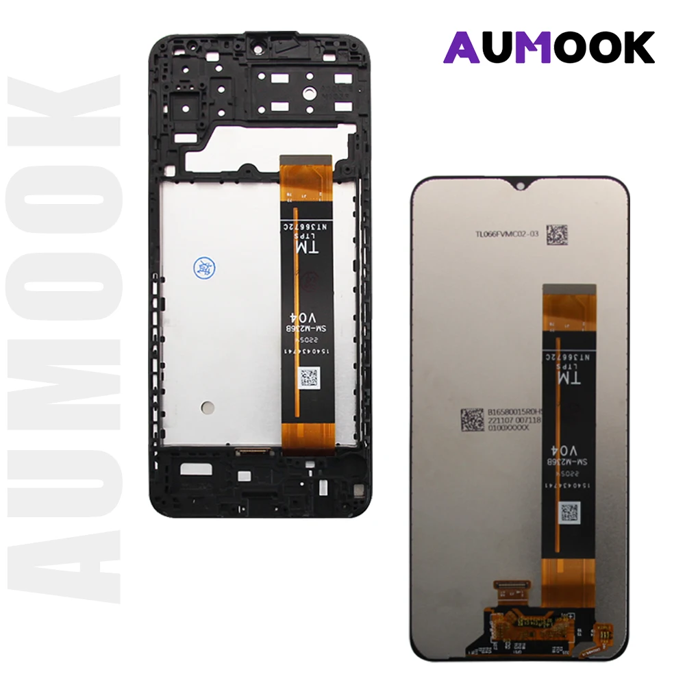 for SAMSUNG A13 AAA+ IPS LCD Display Touch Screen Digiziter Assembly pantalla For Samung A135 With Frame LCD Display