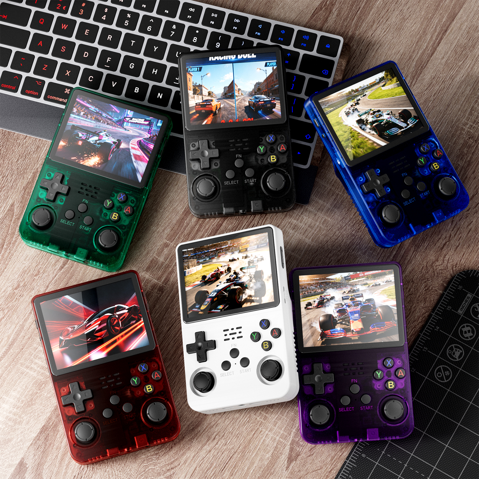 R36S Handheld Game Console 3.5Inch IPS 640x480 Screen Built in 64GB Memory Retro Games Portable Handheld Video Game Console