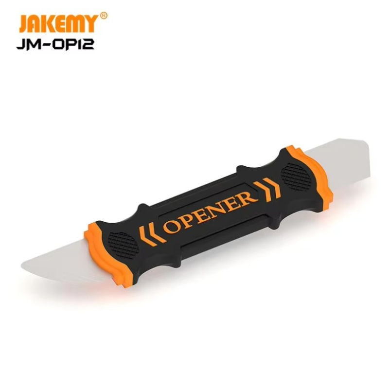 Jakemy JM-OP12 ferramenta de reparo abridor de ferramenta de reparo para telefone celular flexível memória dupla face metal tela do telefone abertura ferramenta de alavanca