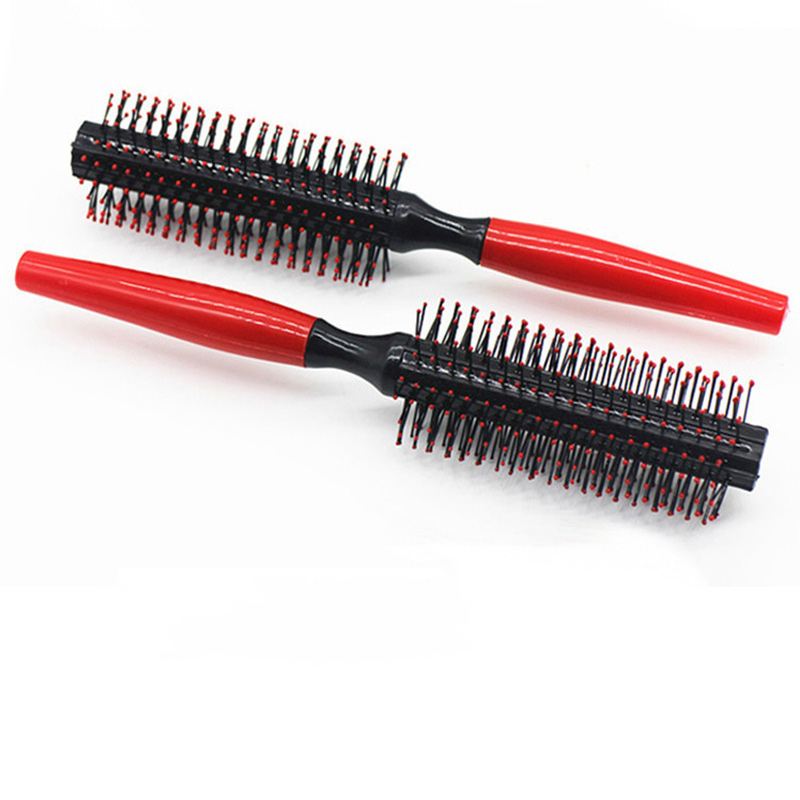 Escova de ondulação de estilo de cabelo suave, escova de cabelo de rolo de massagem no couro cabeludo, adequada para mulheres e homens