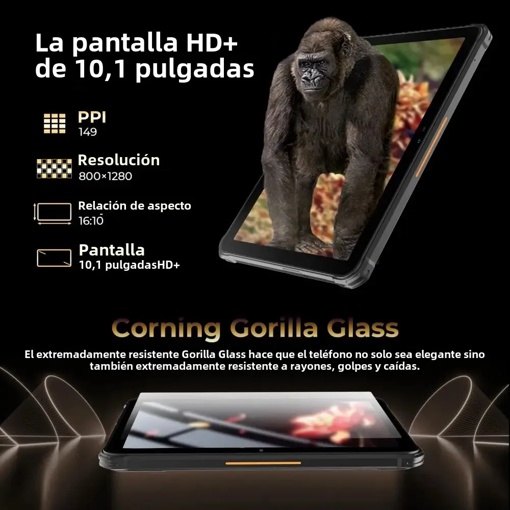 NUEVO mundo Premeire HOTWAV R7 tabletas resistentes Android 10,1 ''HD + 15600mAh 12GB(6 + 6) 256GB OTG modo guante de carga inversa Global