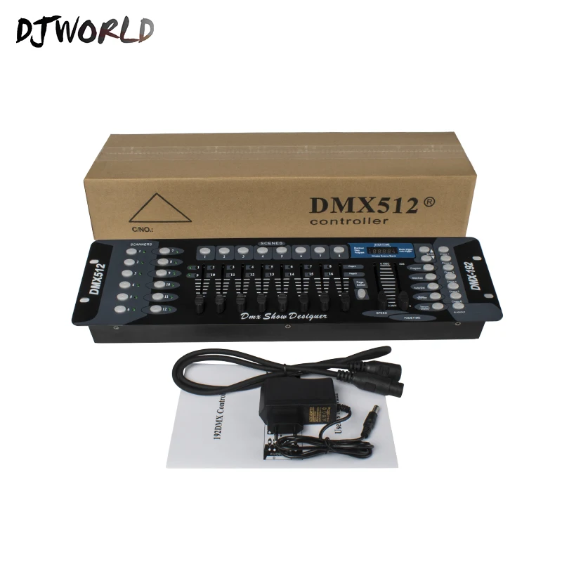 192 DMX Controller แสงเวทีสําหรับ Moving Head Light 192 ช่อง Dj Controller สําหรับ DMX512 อุปกรณ์ DJ Dsico Controller