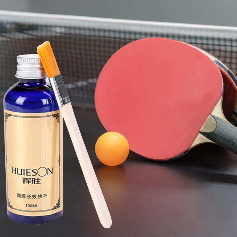 100ml Speed Liquid Super Glue With Brush For Pingpong Racket Rubbers Table Tennis Glue School Office Accessories