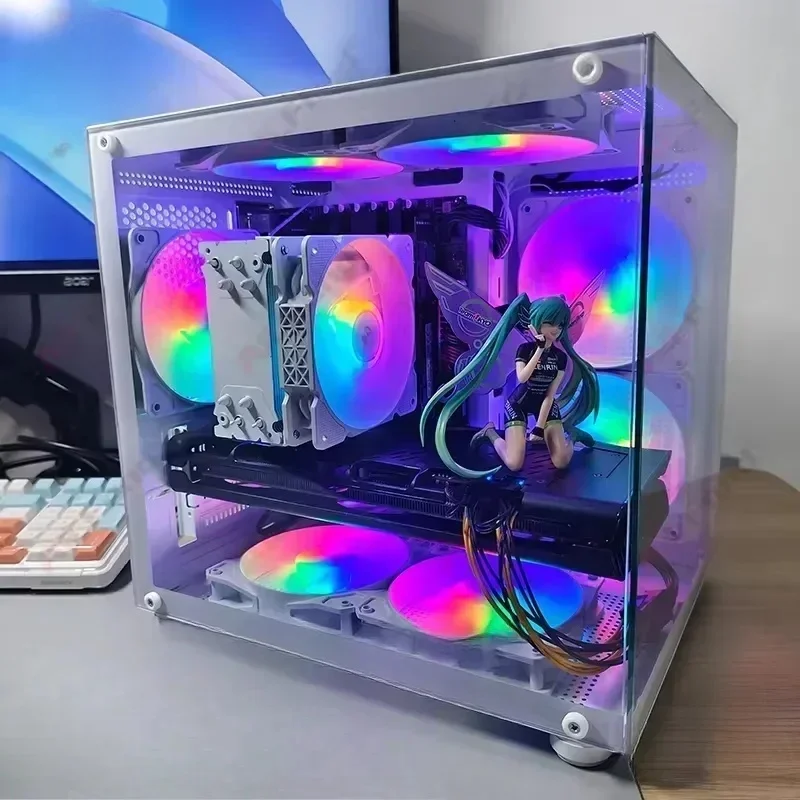 Игровой настольный ПК Компьютер для восстановления игрового ПК R5 1500X с видеокартой Rx 580 Ram 16 г 256 ГБ SSD Компьютер