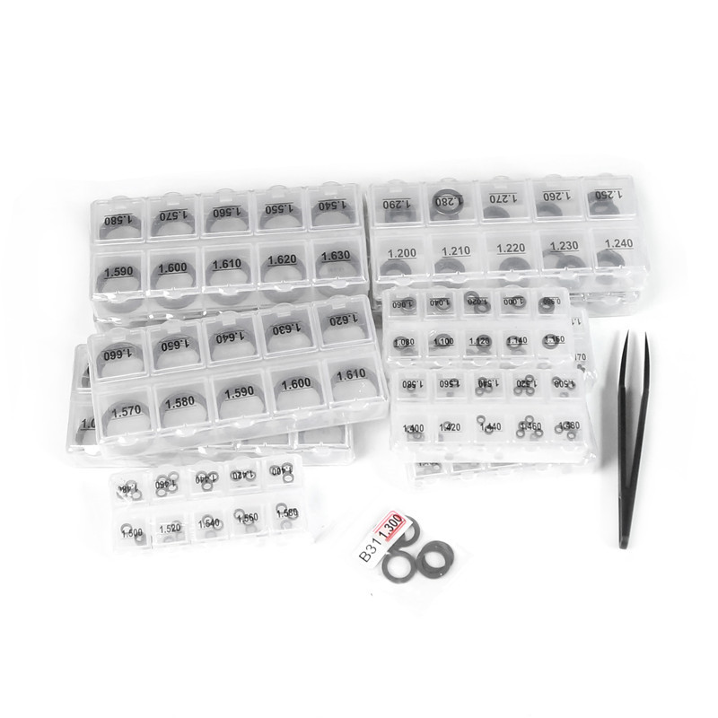 新! 555 個コモンレールインジェクター修理調整ワッシャーシム Bo-sch デンソー、B11、B12、B13、B14、B16、B22、B25、B26、B27.B31、B48 用