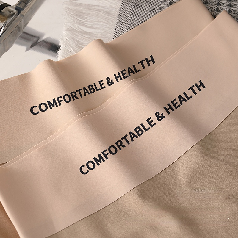 Ropa interior invisible Ropa interior sin costuras para mujer Ropa interior para mujer Ropa interior ultrafina Ropa interior de cintura alta Color puro Ropa interior cómoda Seda de hielo