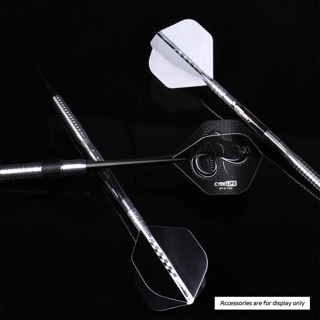 CyeeLife 15PCS Standard Dart Flights Nice Darts Flight Dardos Feather Outdoor Wing Tail Pattern