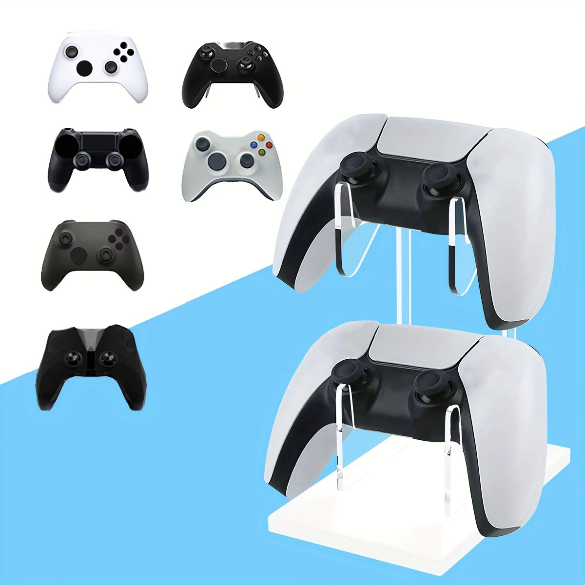 Suitable for PS5/PS4/Switch Pro/Xbox Elite/Xbox/Xbox 360 Dual Layer Game Console Handle Universal Bracket