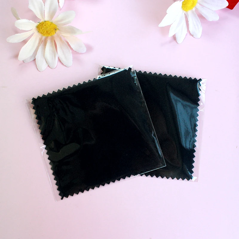 50/10 pcs 8x8 ซม.เงินผ้าขัดเครื่องประดับทําความสะอาด Anti Tarnish Reusable ผ้าเช็ดนุ่มเก็บเครื่องประดับ Shining เครื่องมือ