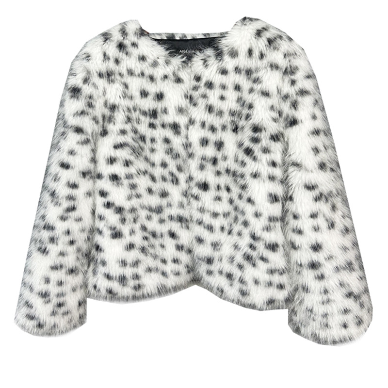 Frühling Lange Faux Pelzmantel Frauen Herbst Winter Große Jacke Mantel Leopard Y2k Taschen Dicken Mantel Warme Jacken Maxi Mäntel