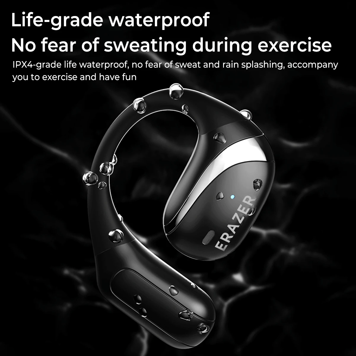 [Krachtig geluid] Lenovo ERAZER X9 Draadloze hoofdtelefoon OWS Sport Open Bluetooth-oortelefoon met microfoon Ruisonderdrukking Waterdicht