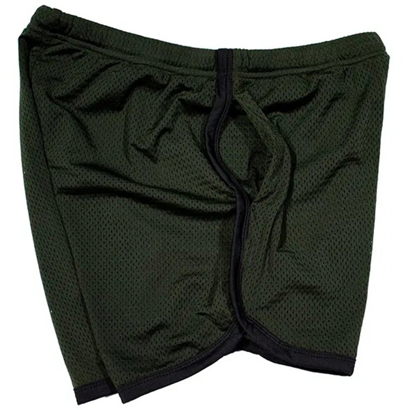 Shorts de fitness de verão solto shorts de corrida masculino jogging esportes respirável malha shorts tendência fina calças de três quartos masculinas