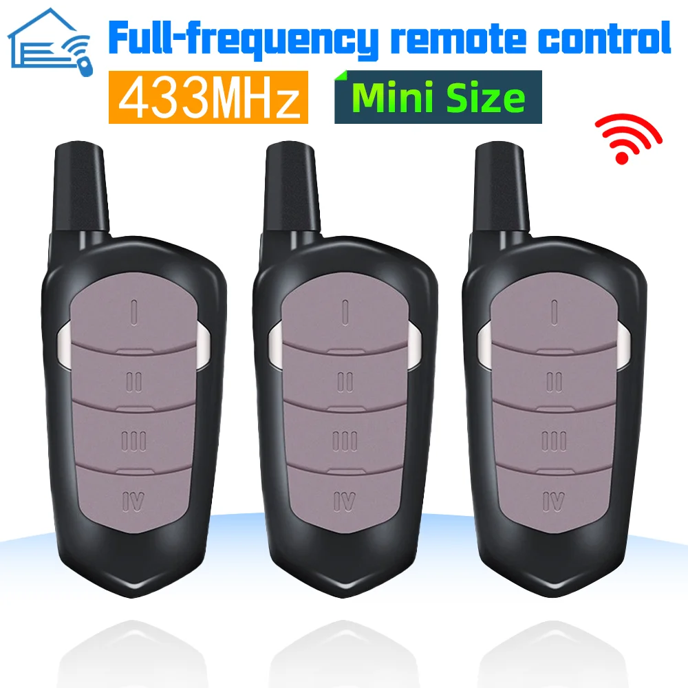 Duplicador de Control remoto de garaje, abridor de comandos de puerta de 433mhz, 433 92mhz, código rodante eléctrico, Portal de acceso clonado, código fijo
