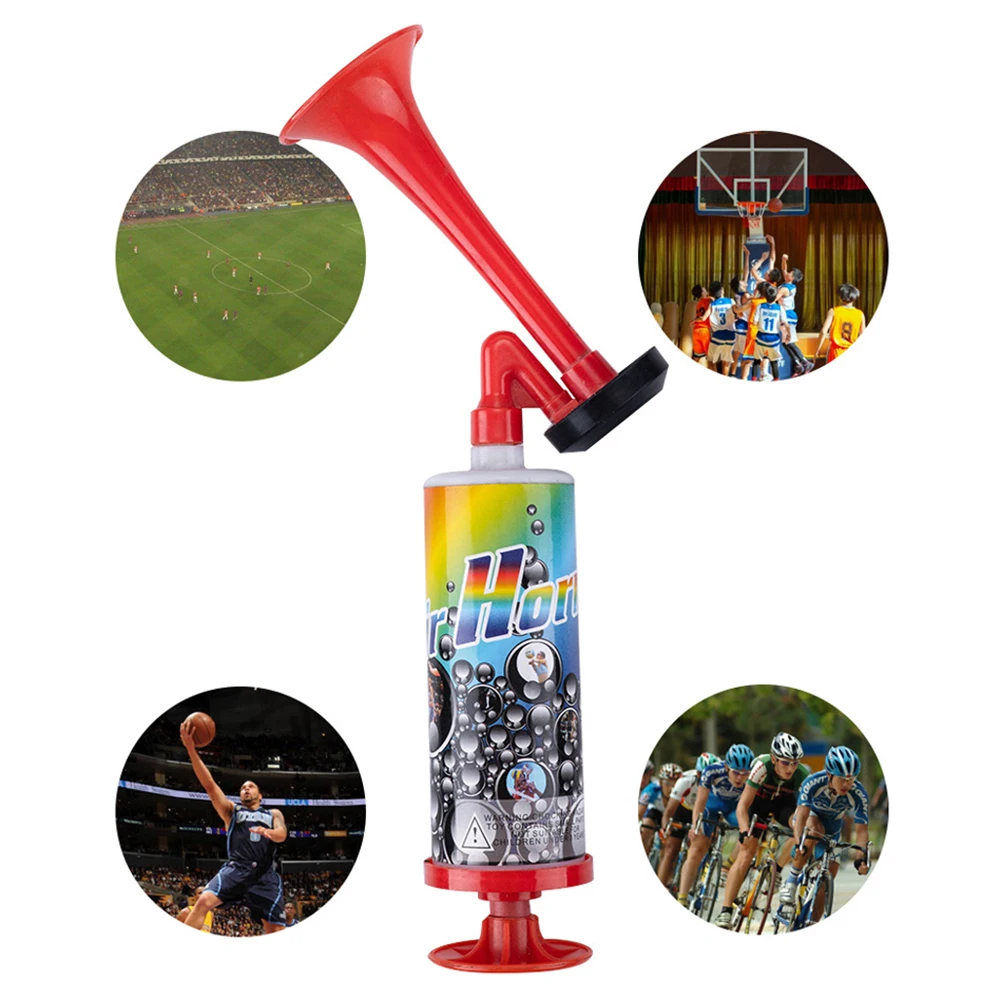 Fußballstadion-Hupe, tragbare Fußball-Luftjubelhupe, Mini-Handschubpumpe, Lufthorn für Bootfahren, Sportveranstaltungen, Geburtstagsfeiern