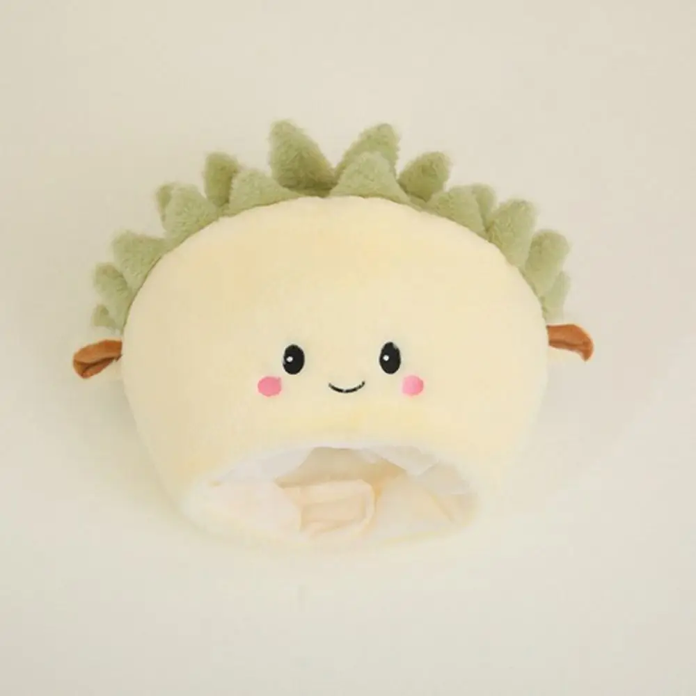ตุ๊กตาน่ารักตุ๊กตา Plush ทุเรียนหมวกอบอุ่นหนาหมวก Plush ของเล่น Fluffy Comfort ทุเรียน Plush หมวกเด็กของขวัญ