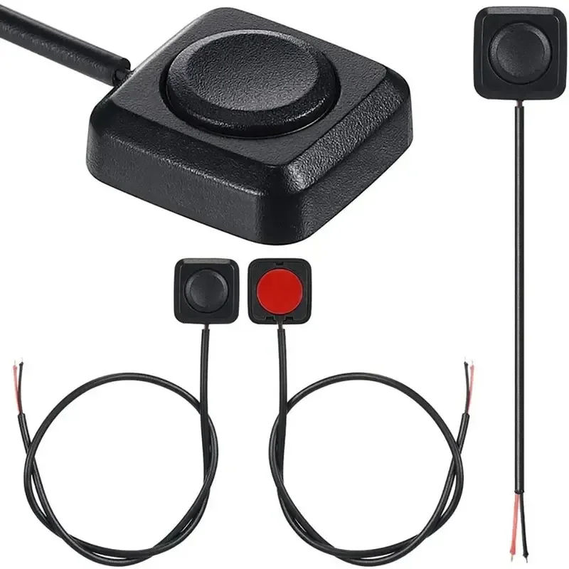 Zubehör Mini Momentary Push Button selbstklebende DIY Auto Push Buttons 12V ON OFF Button