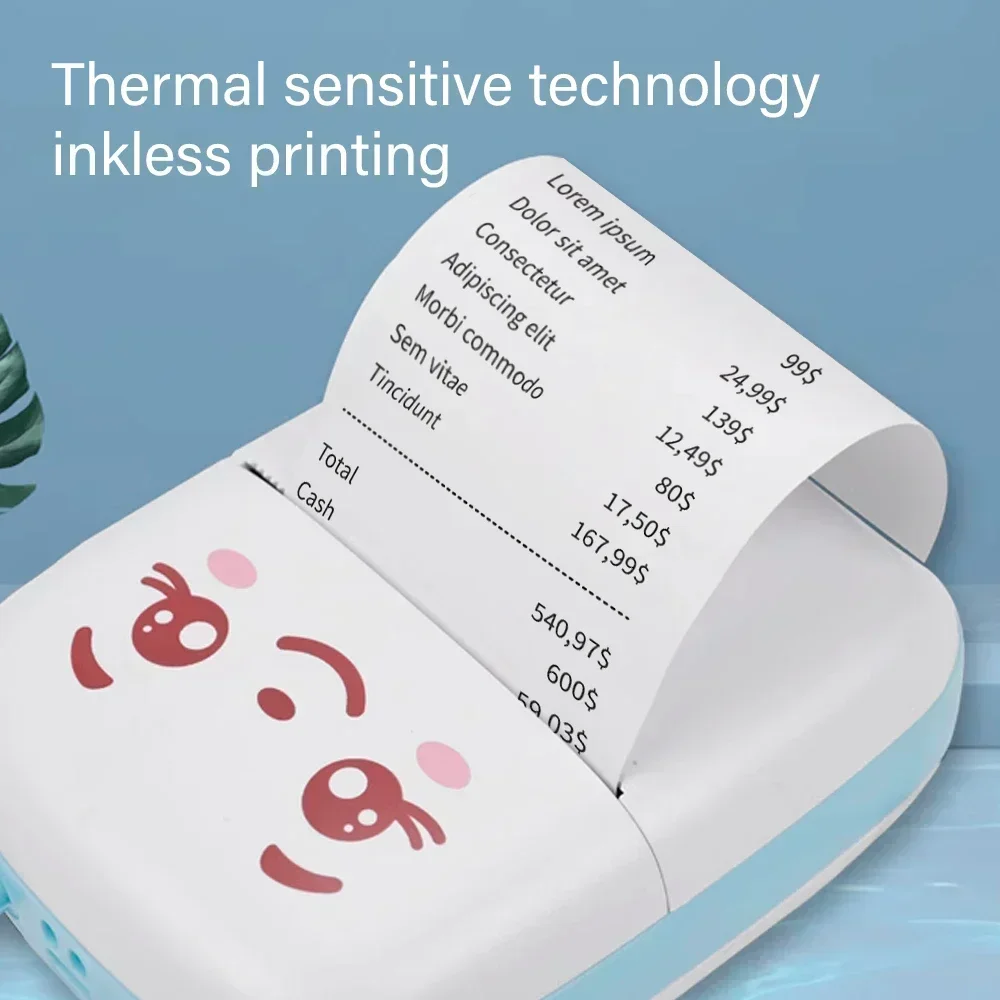 1/3/5 Rolls 57x25mm Mini Printer Thermal Paper Label Sticker Self-adhesive Paper for Kids Instant Print Camera Pocket Printer