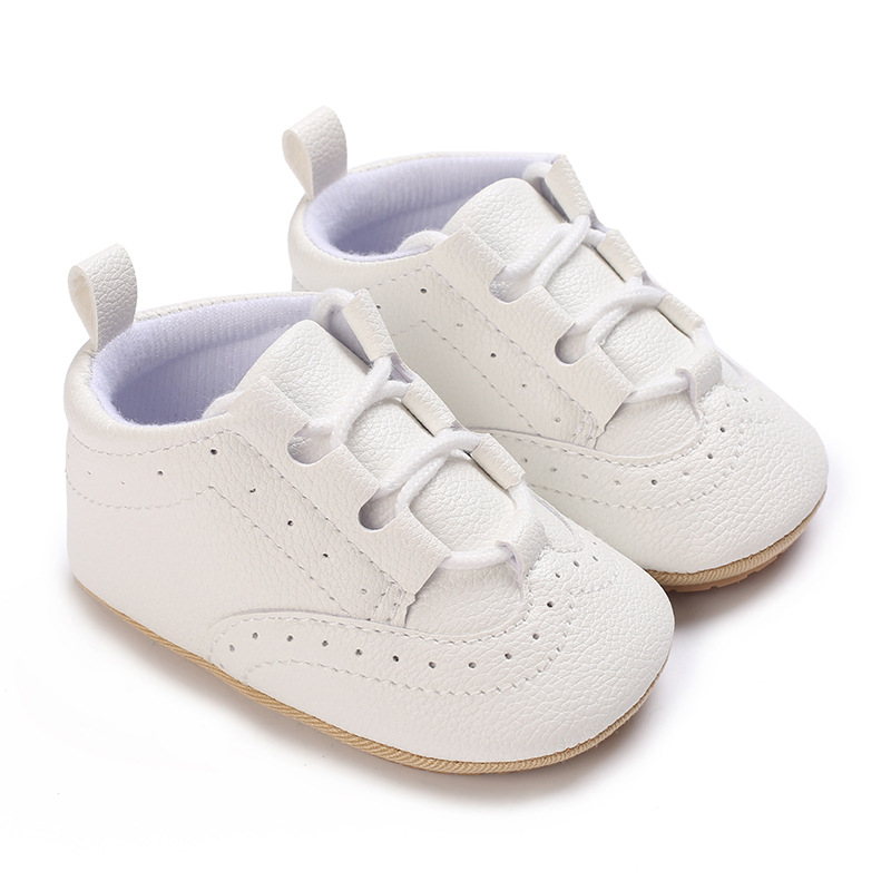 Chaussures Classiques Blanches Décontractées pour Bébé, Baskets à Semelle Souple, Antidérapantes, pour les Premiers Pas, pour Garçon et Fille